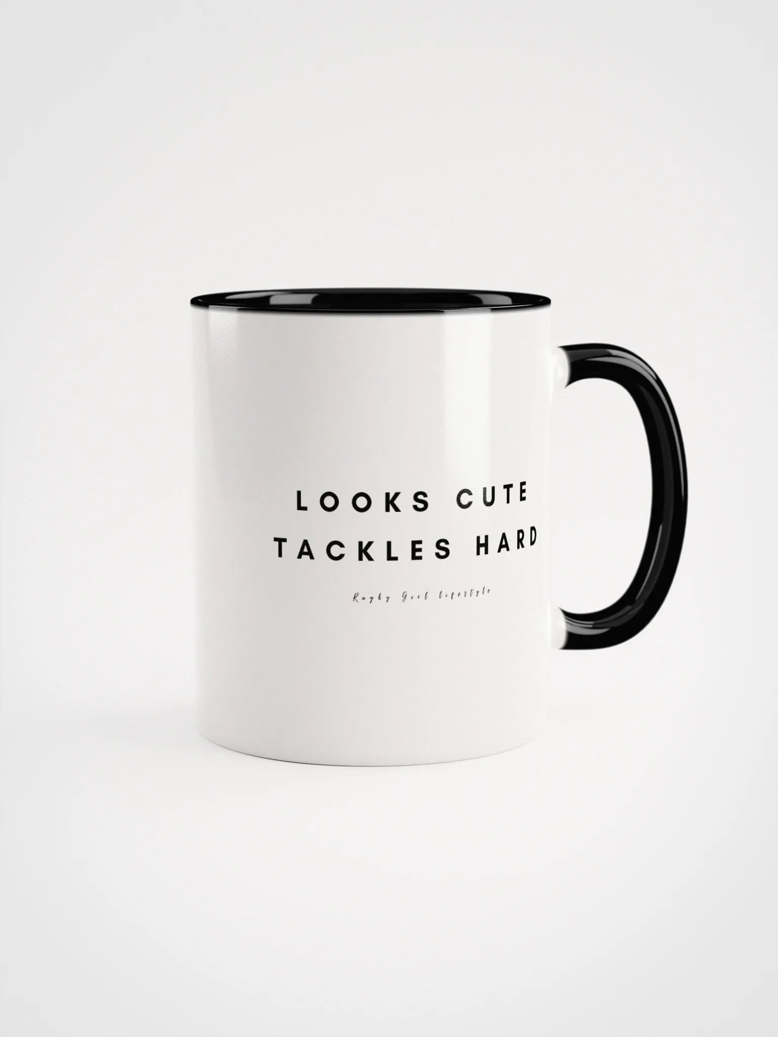 LOOKS CUTE - TACKLES HARD Ceramic Mug product image (1)