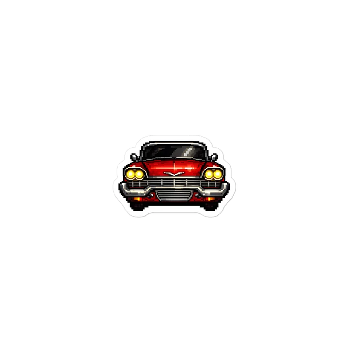 Christine Retro Pixel Art Laptop Sticker product image (2)