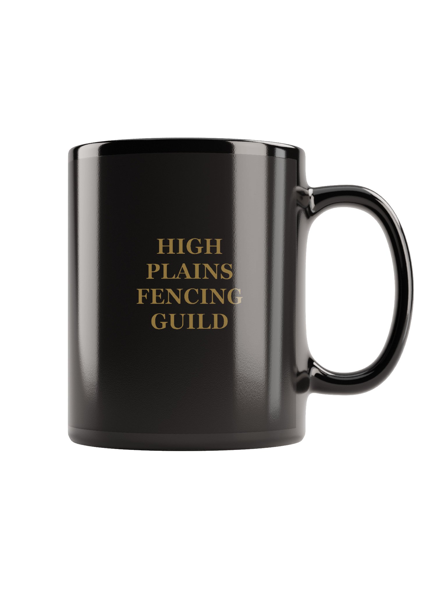Black High Plains Fencing Guild Emblem Mug product image (2)