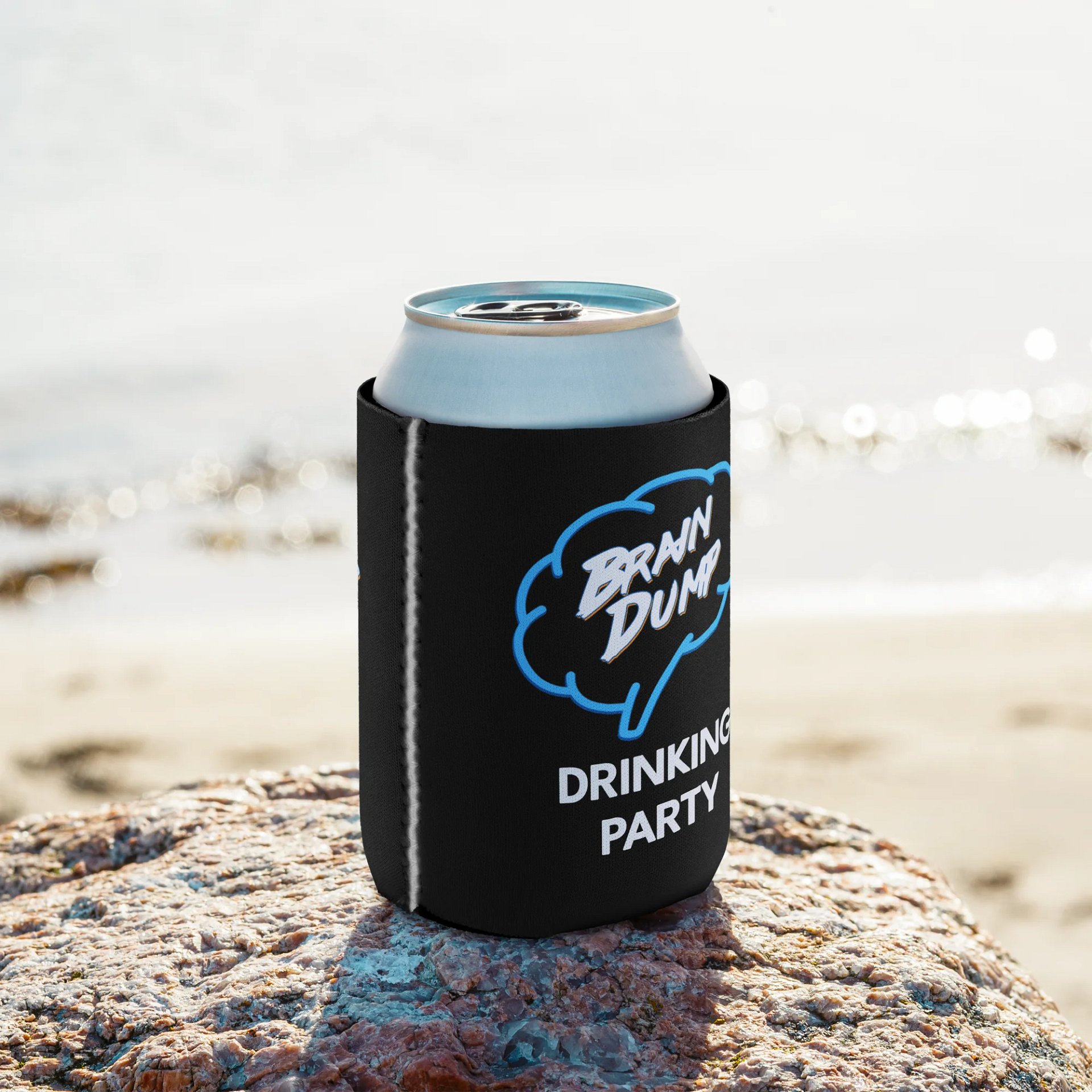 Brain Dump Drinking Party Coozie product image (8)