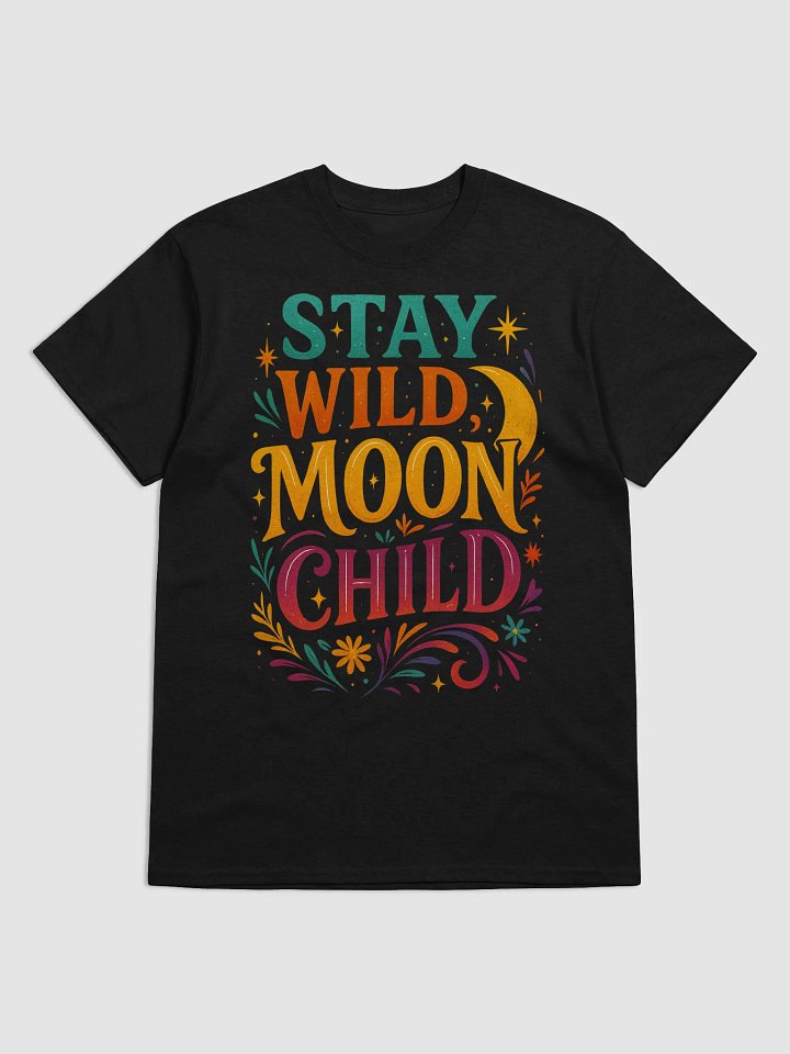 Stay Wild Moon Child – Cosmic Boho Graphic Tee product image (8)