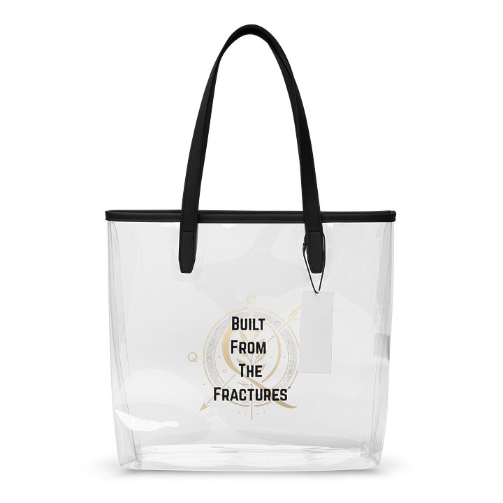 Fractured Elegance Clear Tote | Built From The Fractures™ product image (1)