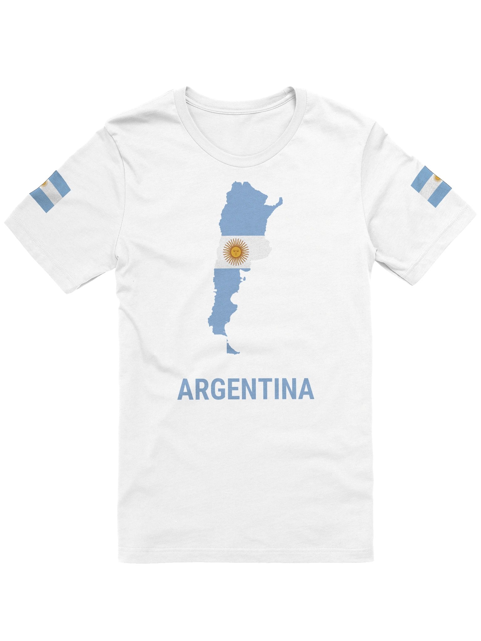 Argentina 2026 World Cup Flag Tee - World Cup 2026 Edition - Premium Unisex T-Shirt product image (4)