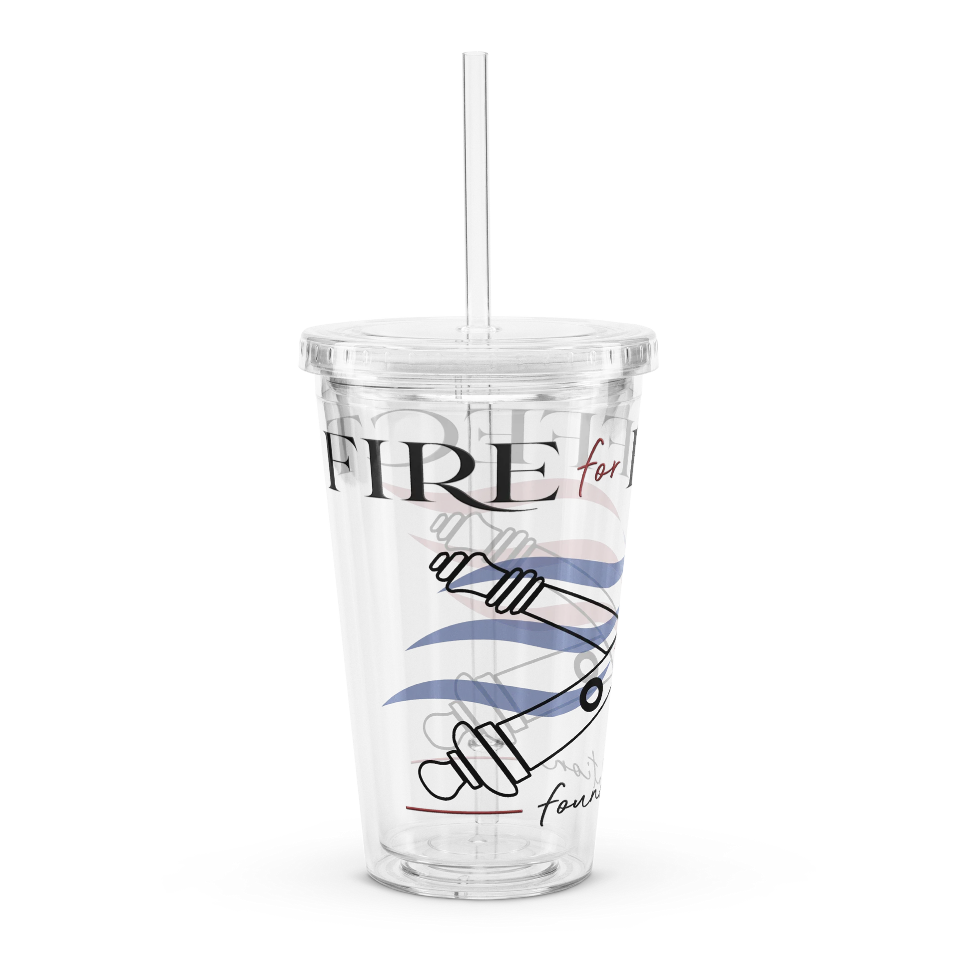 Double Wall Clear Plastic Tumbler (16 oz) product image (3)