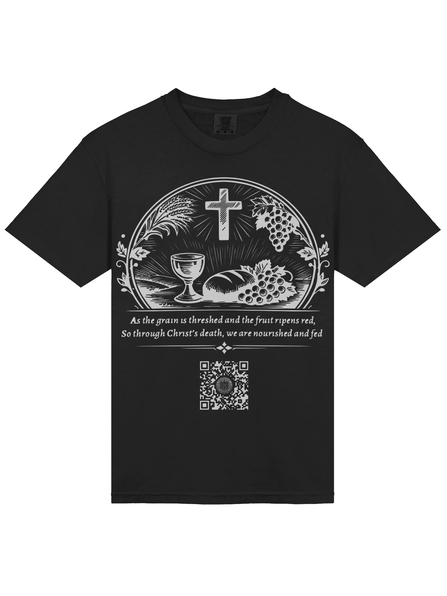 Nourishment Through Suffering (White on Black/Color) product image (3)