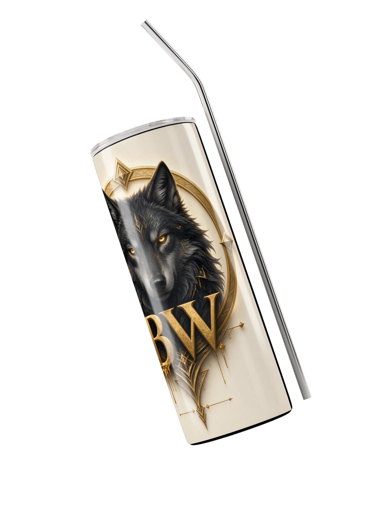 Blood Wolf Gold Emblem Tumbler product image (5)