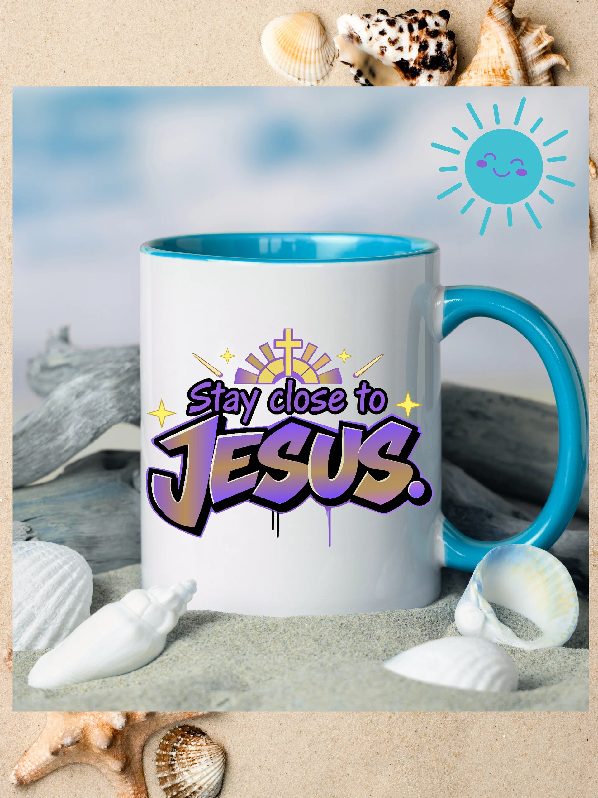 Stay Close to Jesus Prayer Mug product image (1)