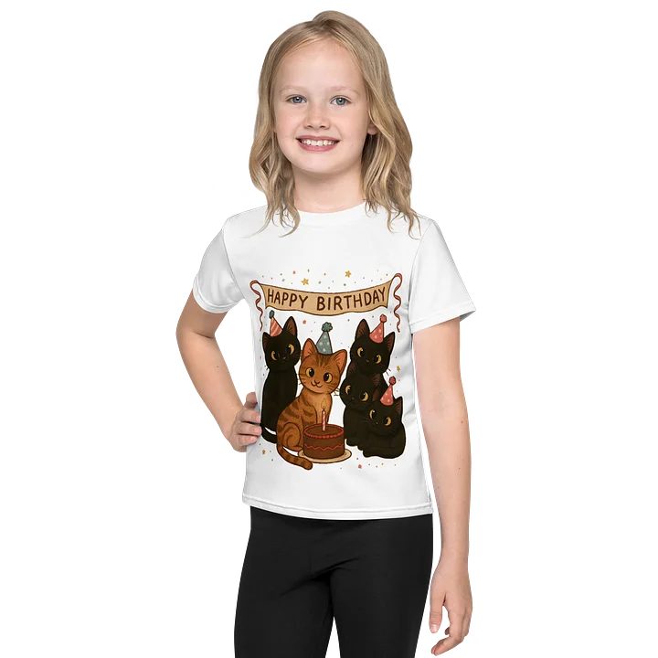 Cat brigade birthday Kids T-Shirt product image (1)