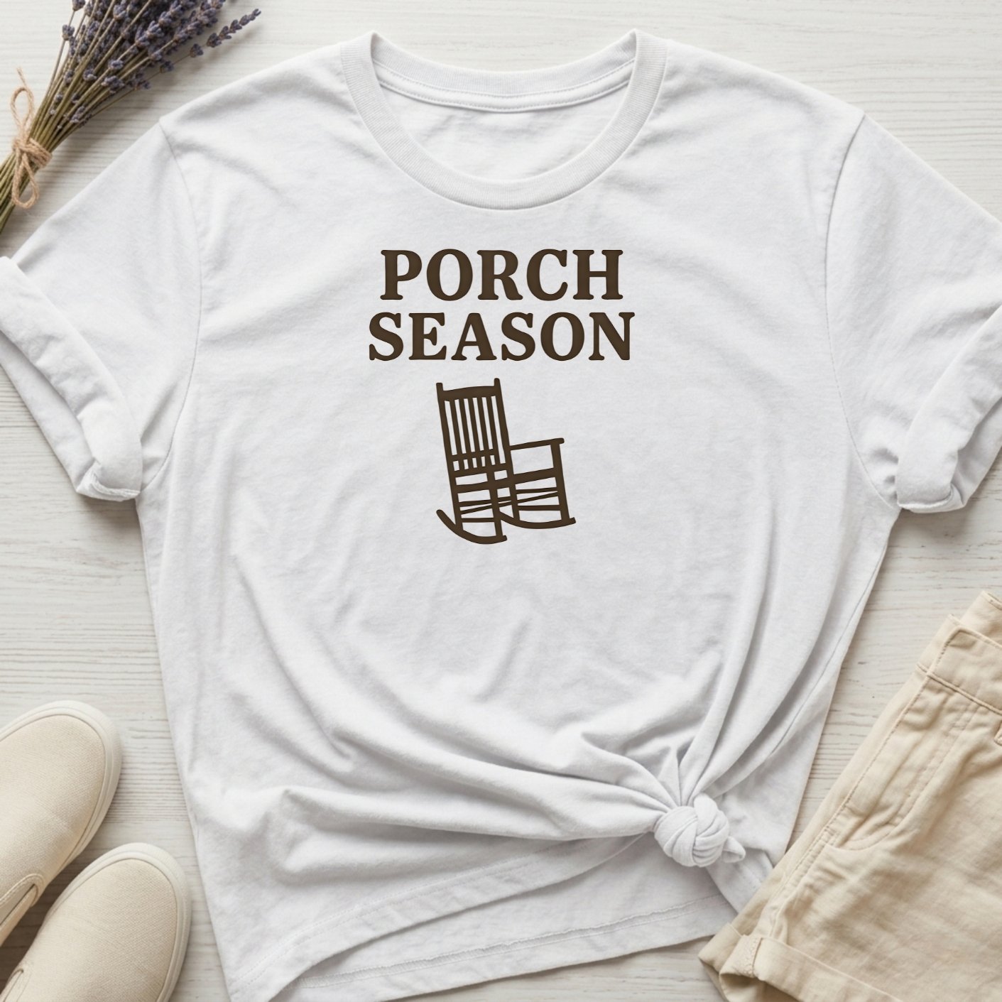 Heritage Goods: "Porch Season" Organic T-Shirt product image (1)