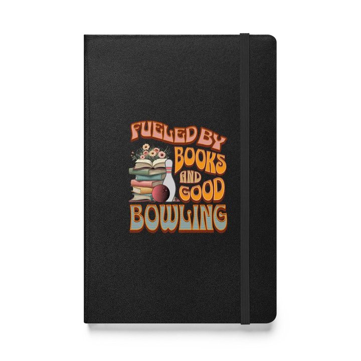 Fueled by Books and Good Bowling Hardcover Journal product image (1)
