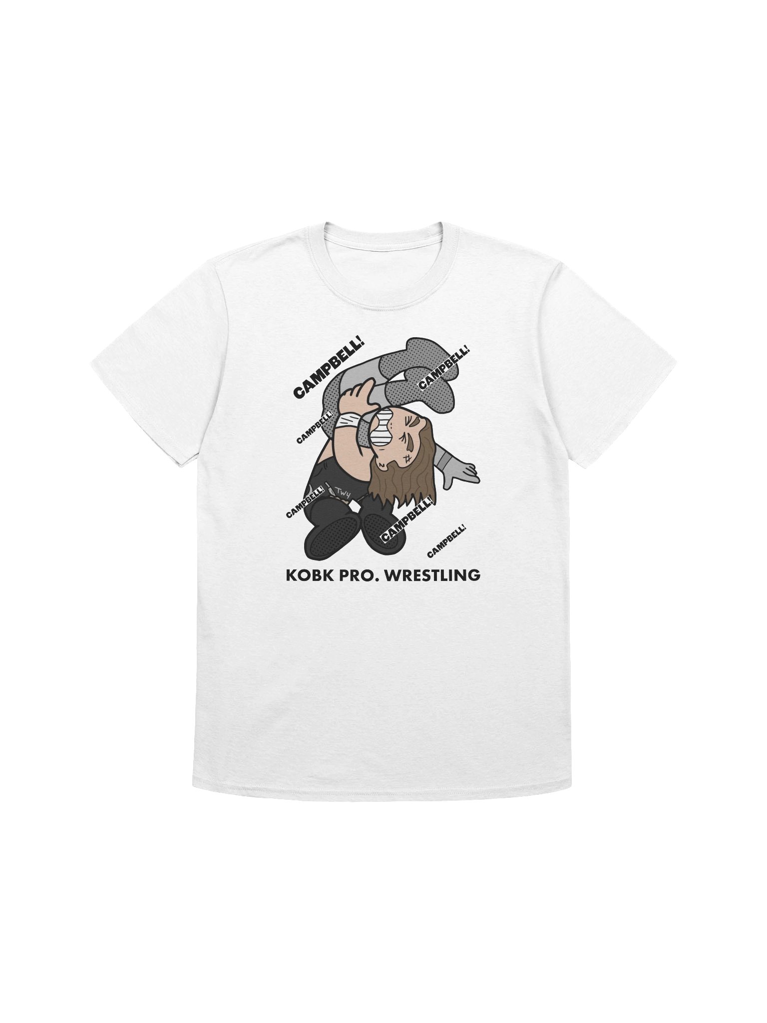 CAMPBELL! | KOBK Pro Wrestling Bootleg Tee product image (1)