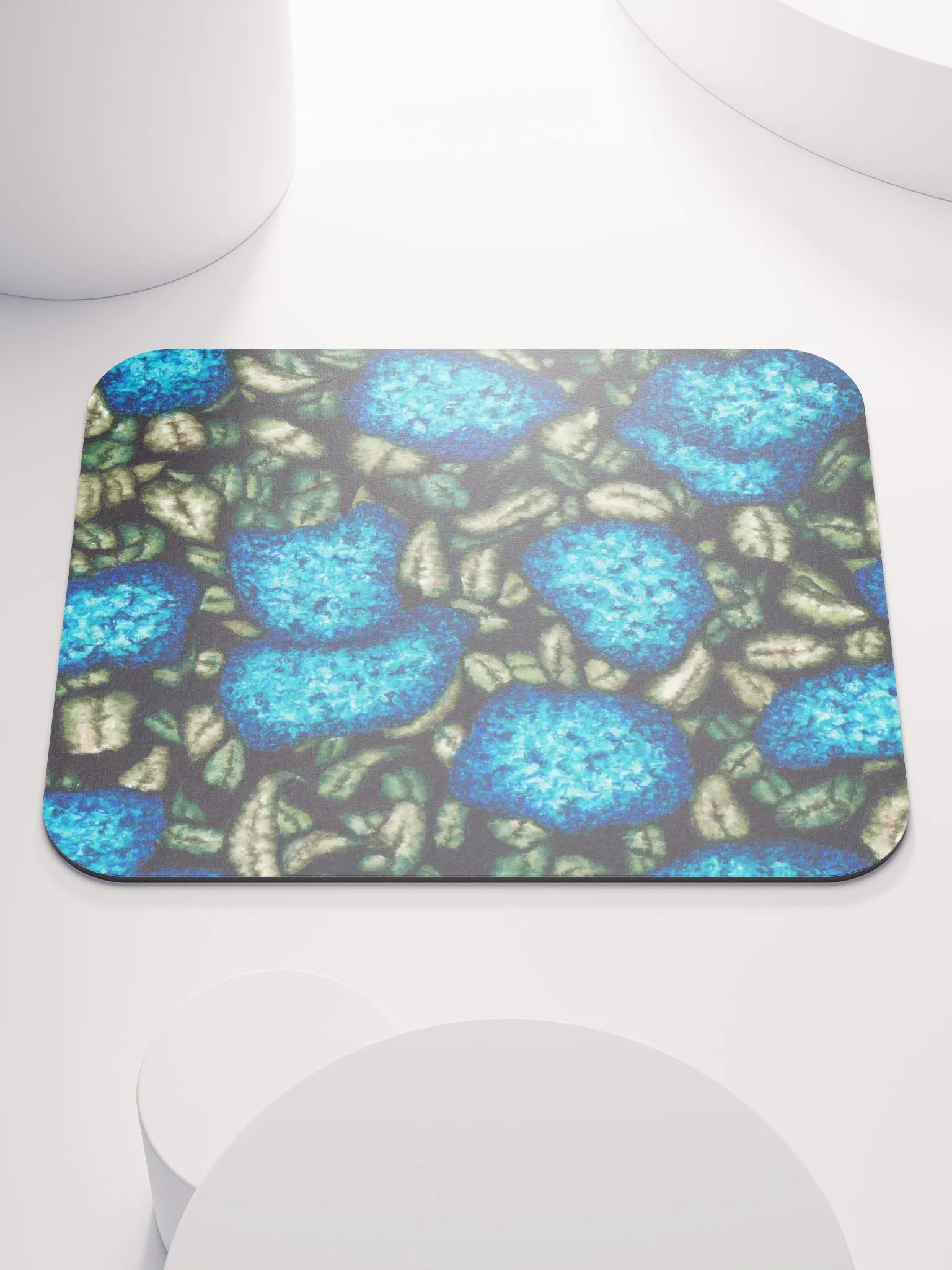 HYDRANGEAS IV mouse pad product image (1)