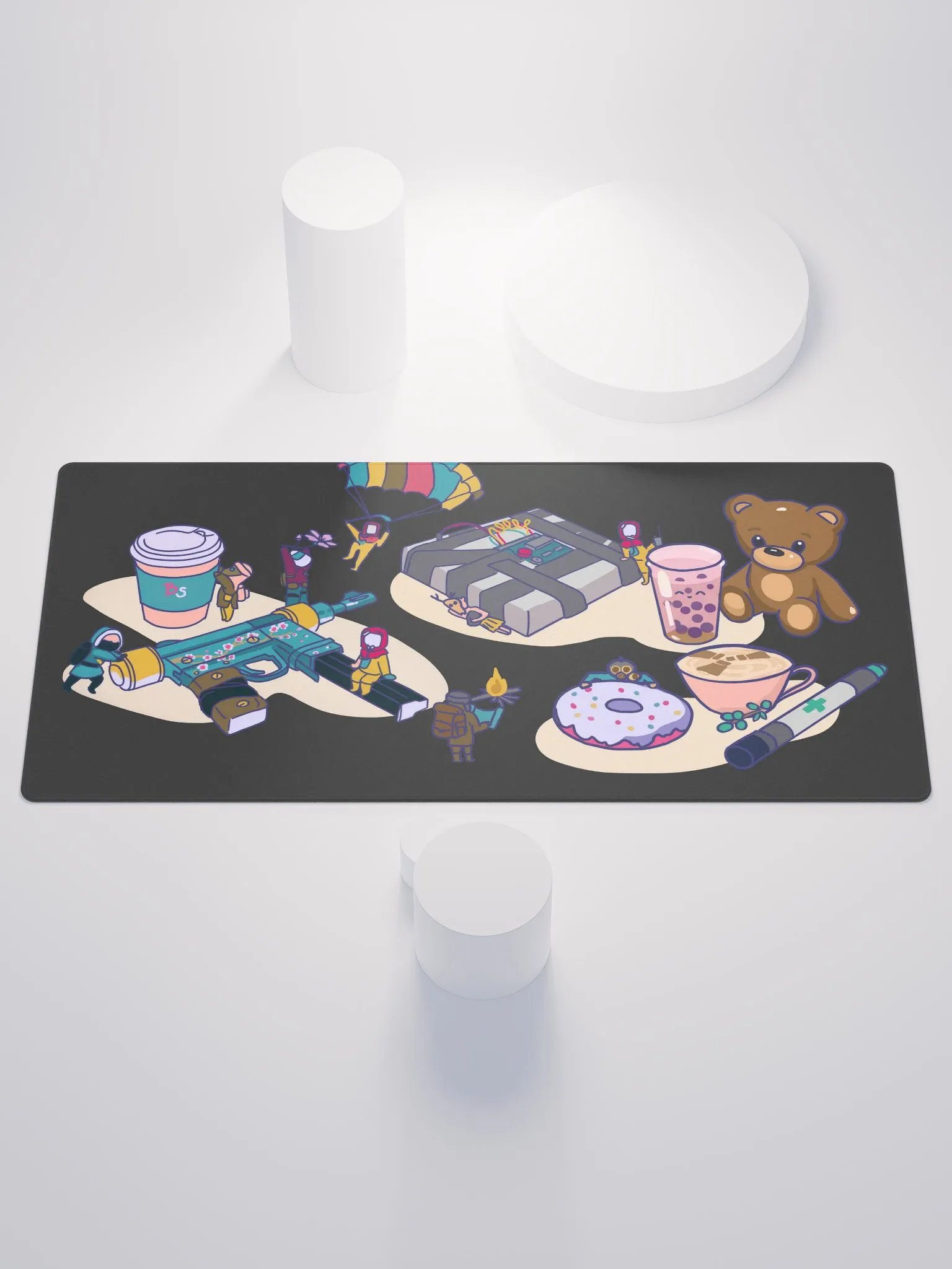 Rust Hazzy Chibi Mouse Pad - Black product image (1)