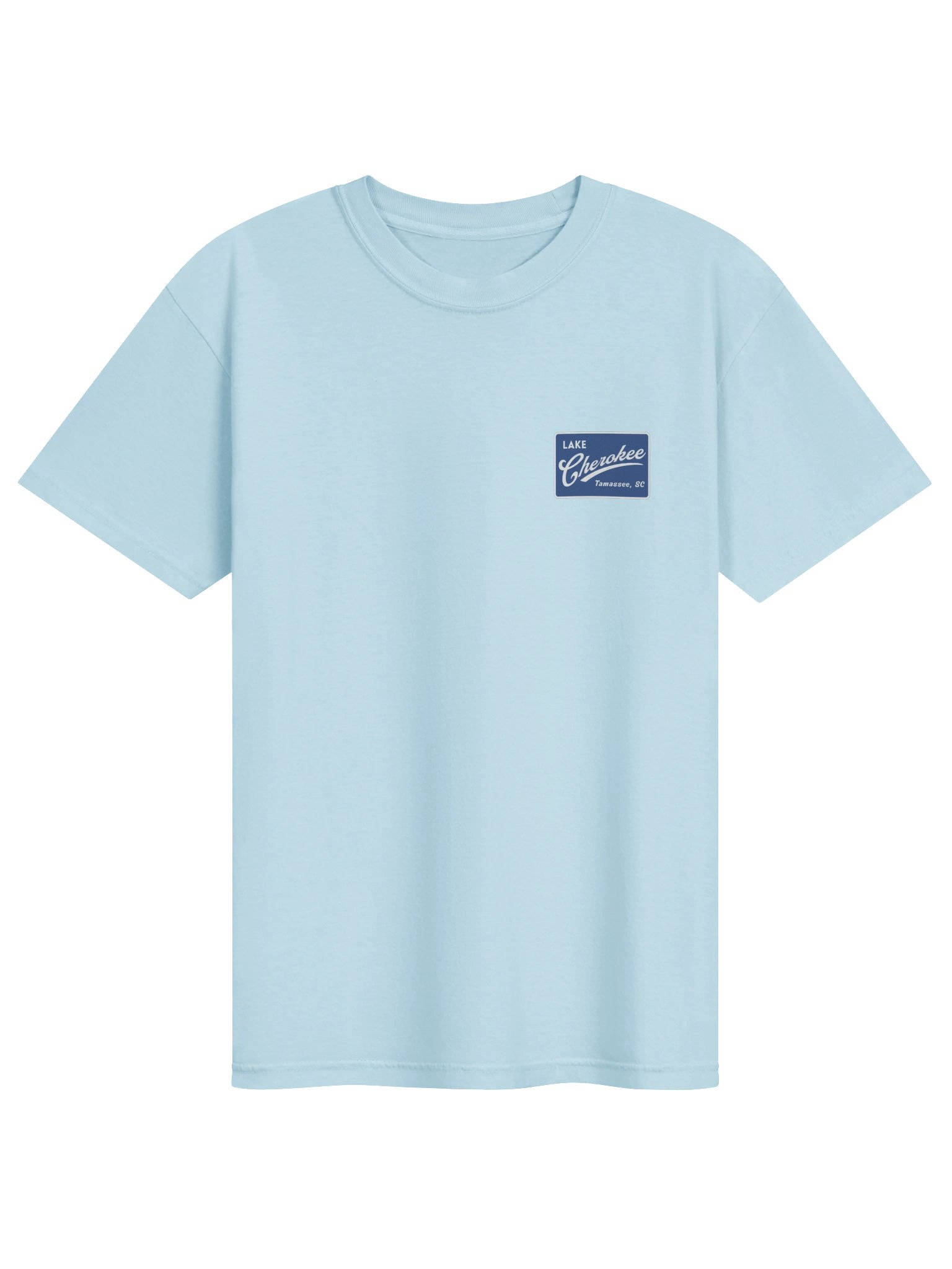 Lake Cherokee Swoosh Tee Blue product image (2)
