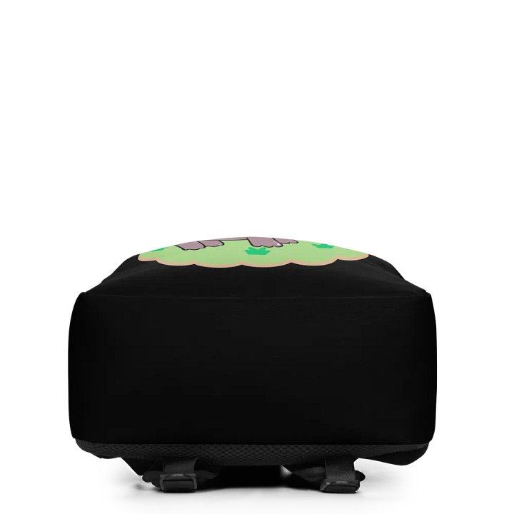MOODENG'S CAN I PET DAT DAWG? BLACK BACKPACK product image (2)