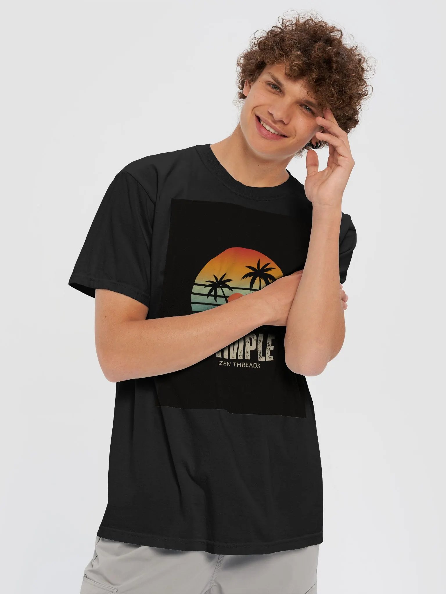 Tropical Sunset Comfort Tee product image (5)