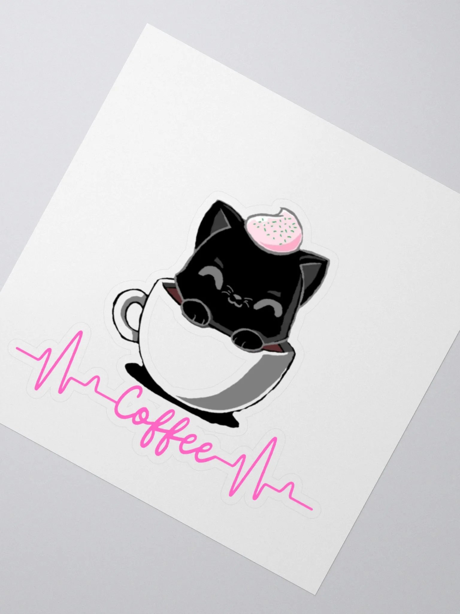 Coffee Cat Sticker product image (2)