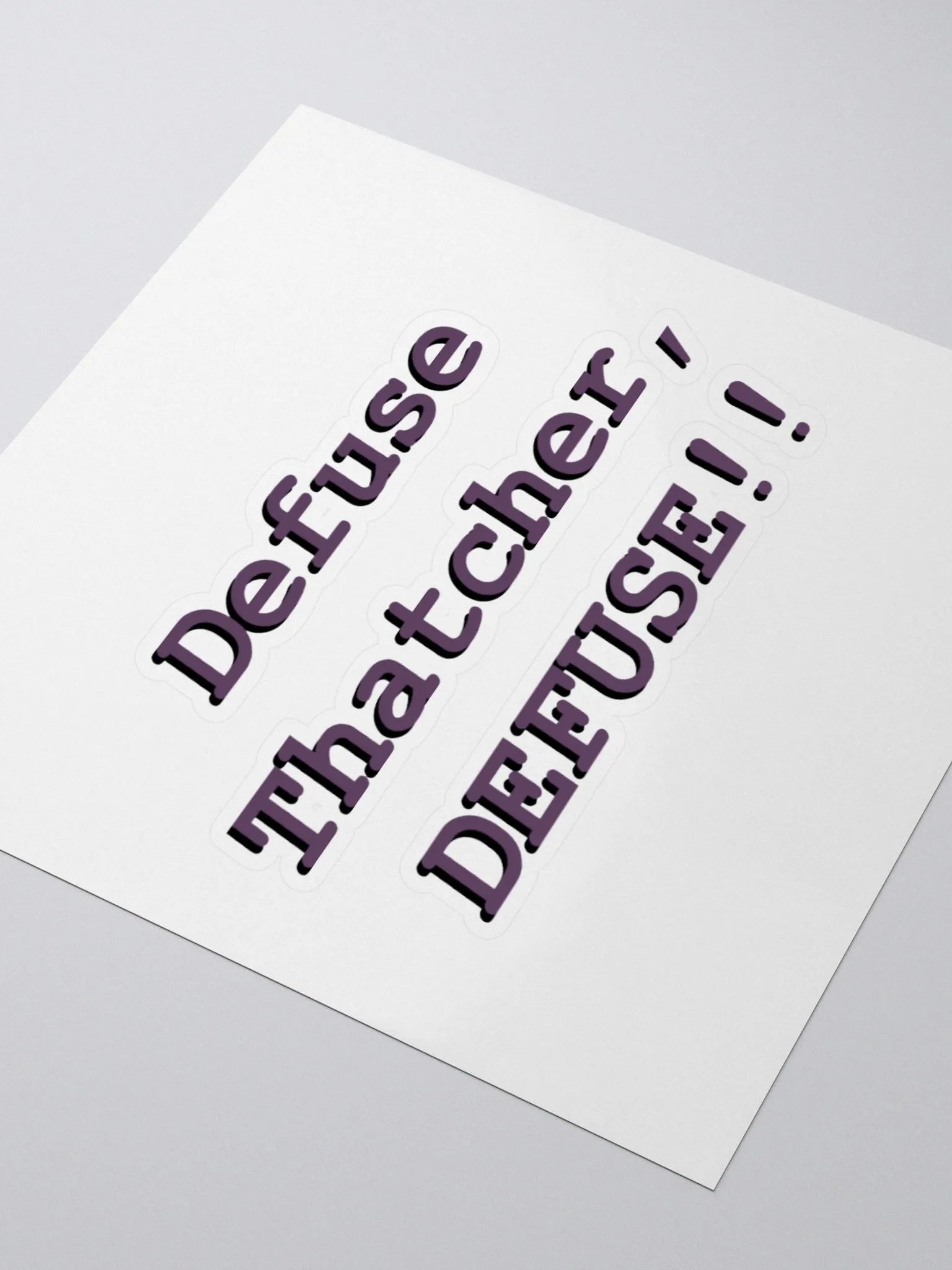 CondoDEFUSE Sticker product image (3)