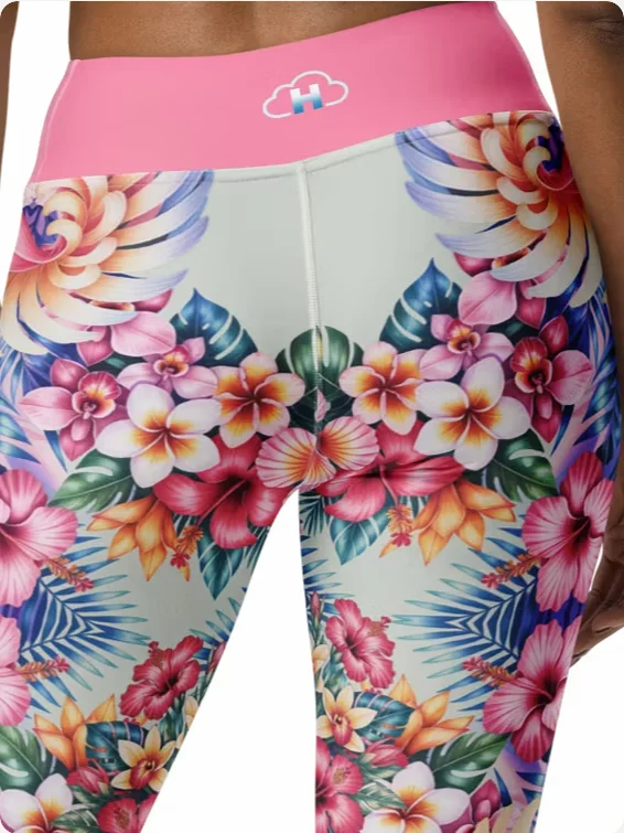 Hawaiian flora-yoga leggings product image (12)
