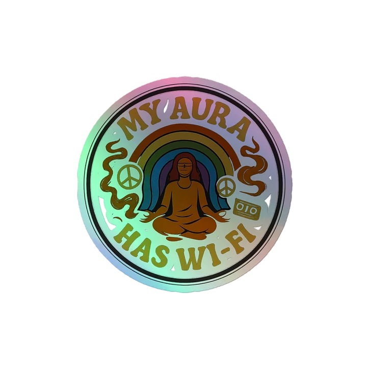Wi-Fi Aura Meditation Sticker product image (2)