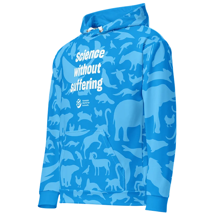 Science without suffering hoodie - Blue product image (2)
