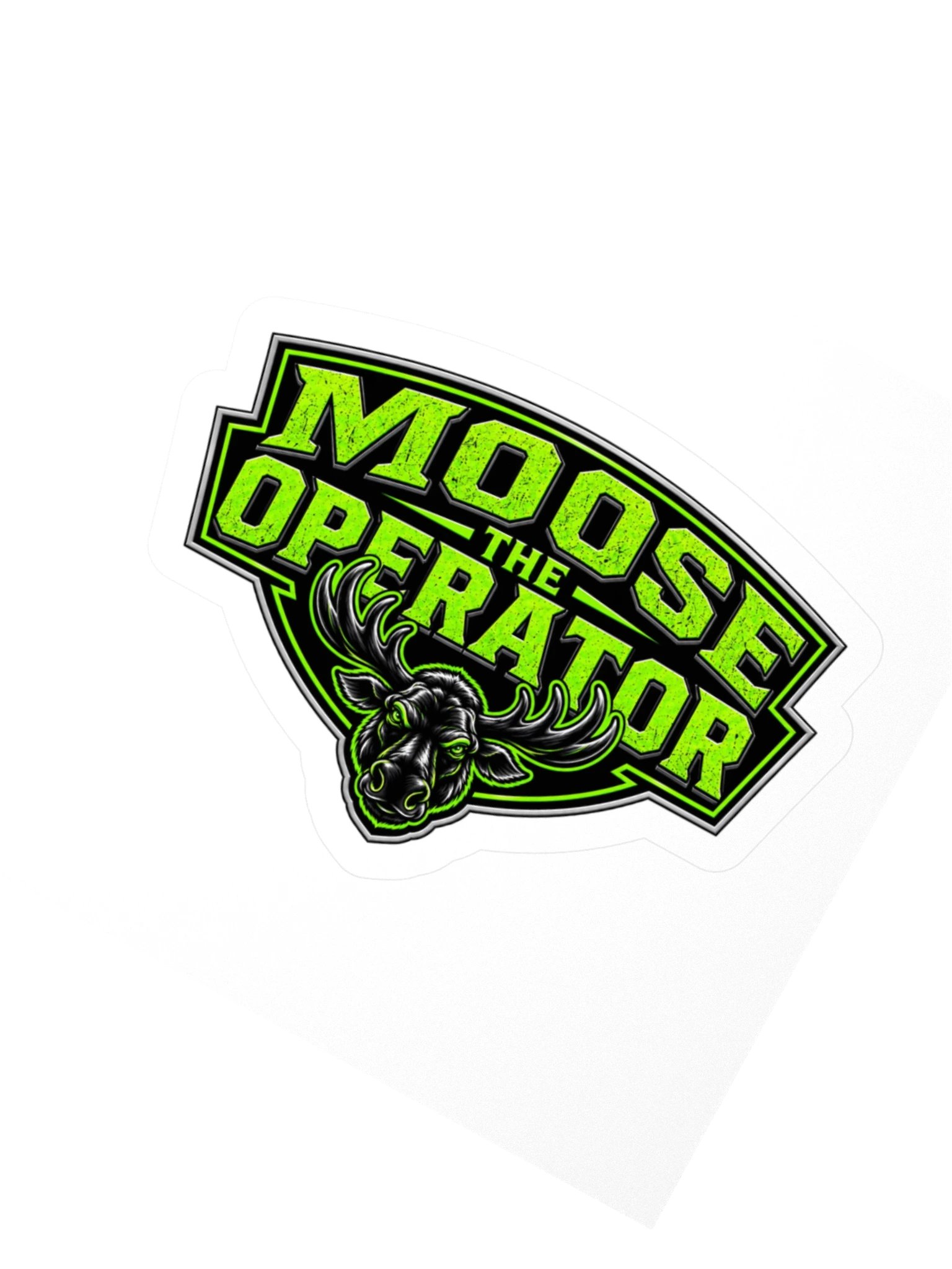 Moose Shield Sticker (Green) product image (2)