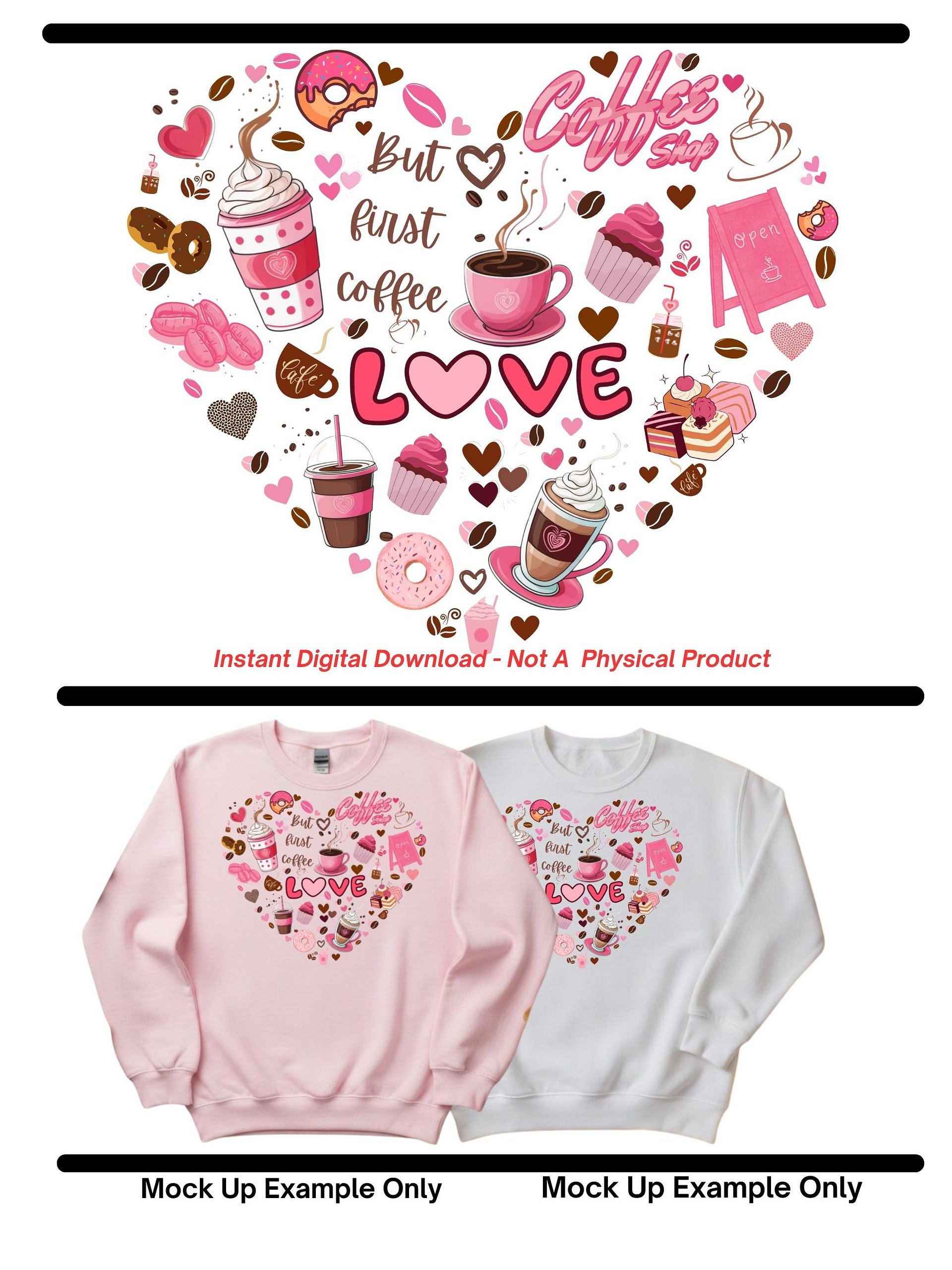 Love & Lattes Digital File product image (1)