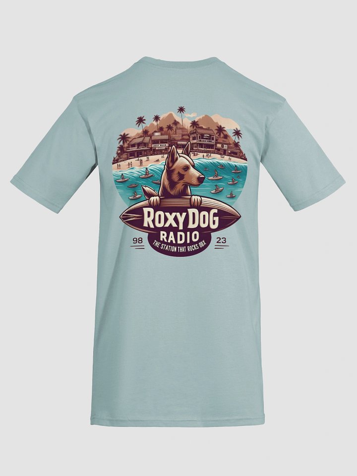 Roxy Dog Radio OBX Beach Surf Custom T-Shirt product image (1)