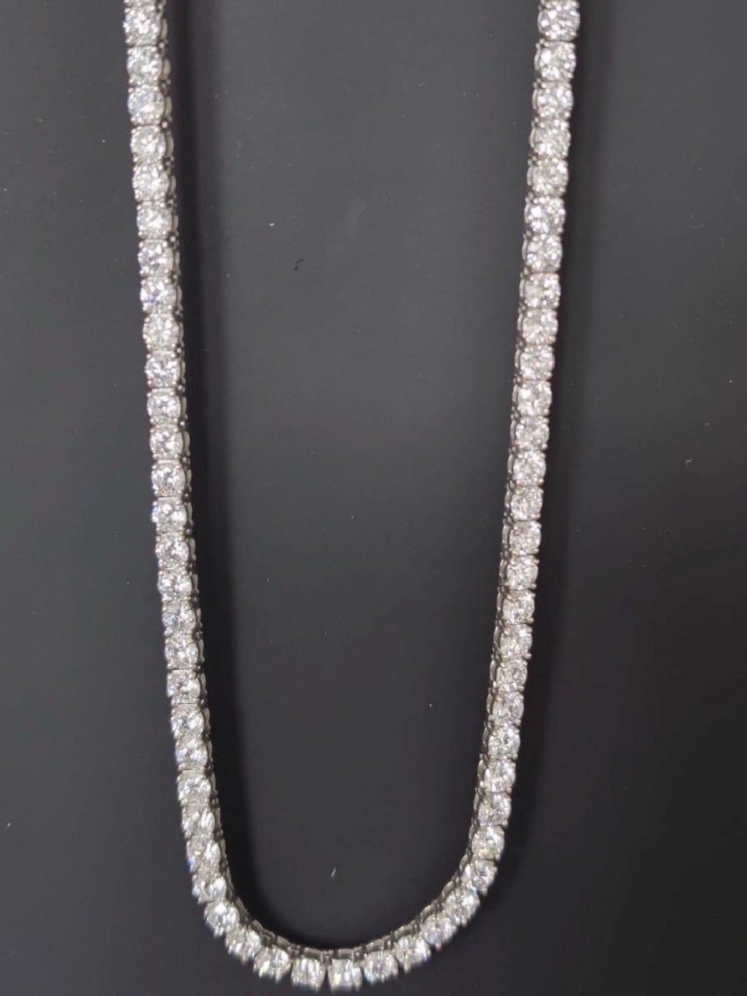 Silver Diamond Necklace product image (2)