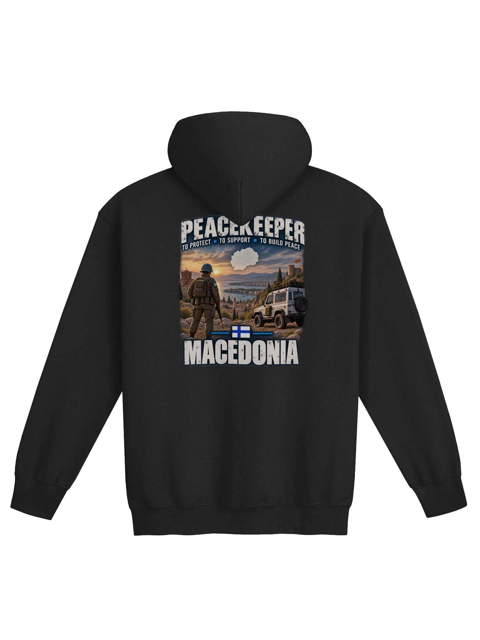 MACEDONIA Peacekeeper Zip Hoodie product image (2)