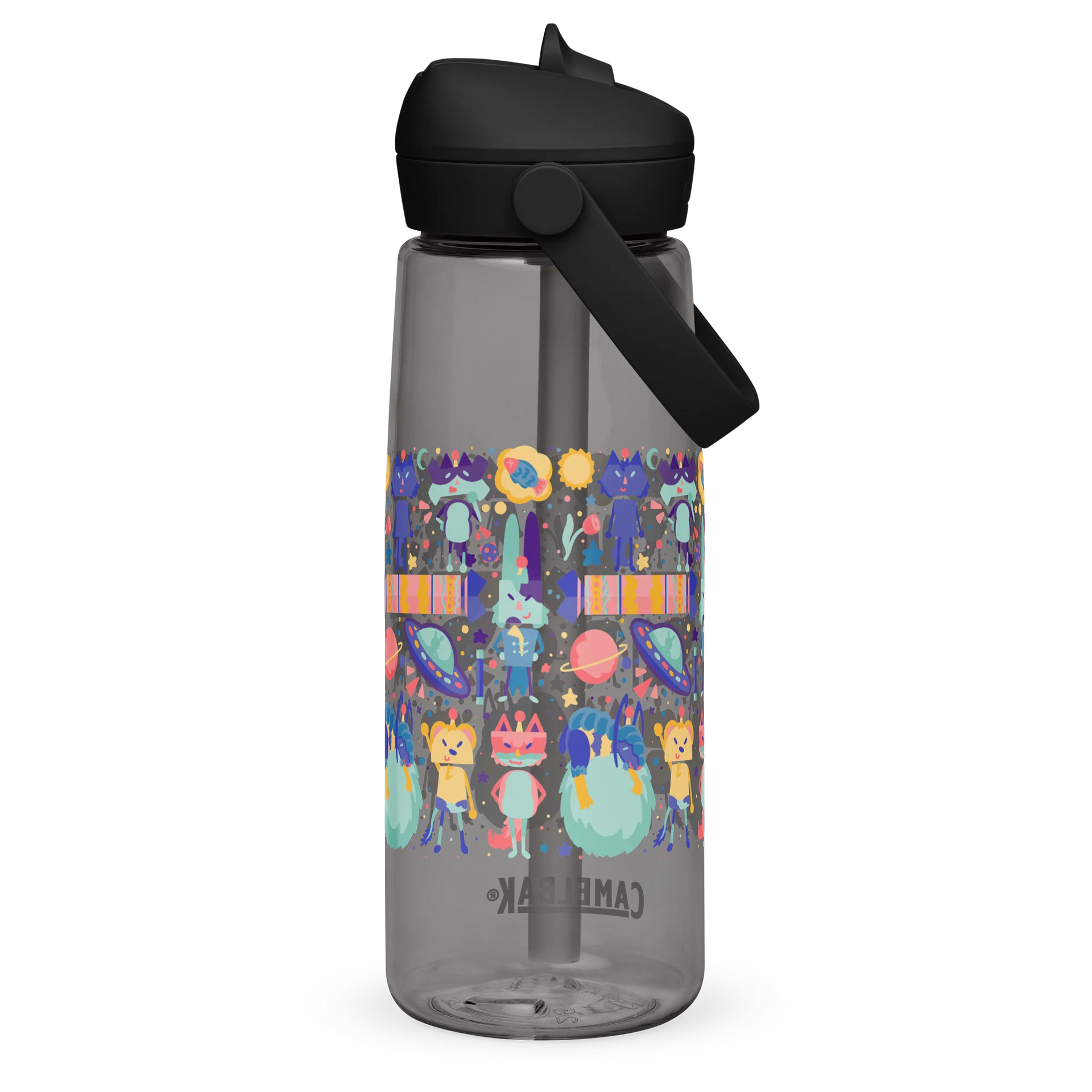 Cozy Cosmos Crew Clear Water Bottle product image (7)