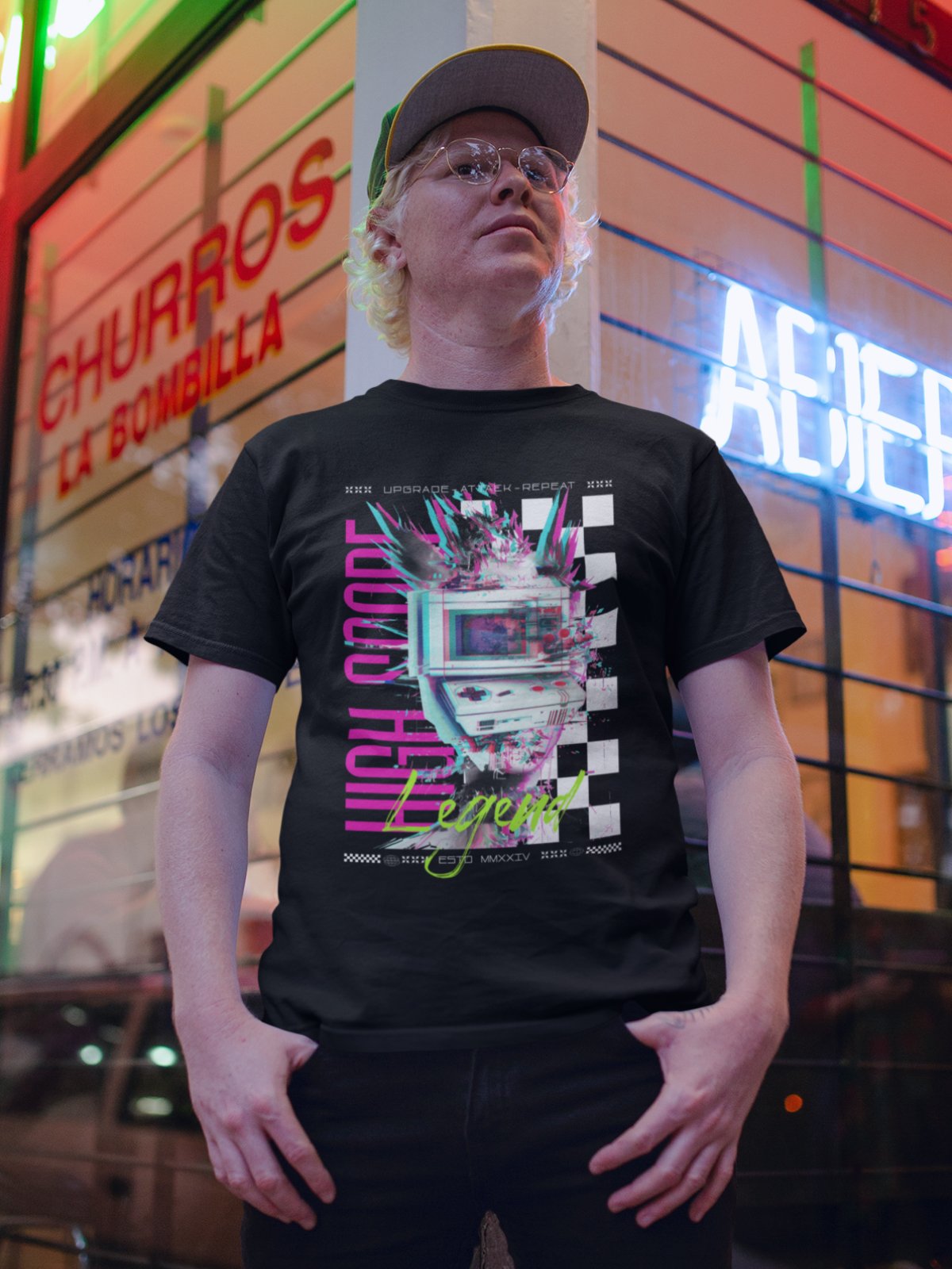 Vortex: High Score Legend Gaming T-Shirt product image (2)