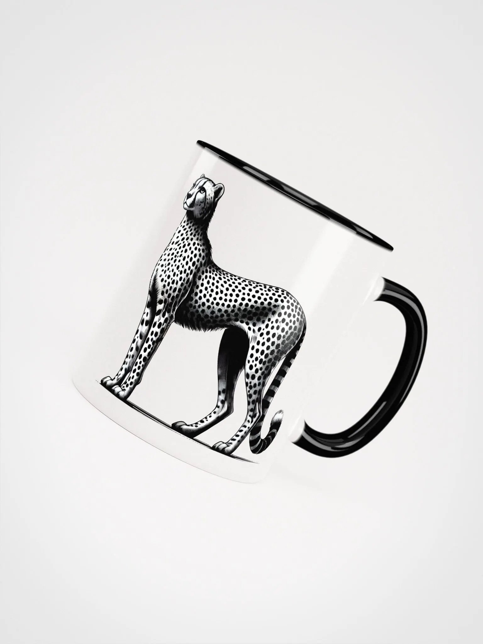 Sleek Spotted Cheetah Elegance Mug product image (2)