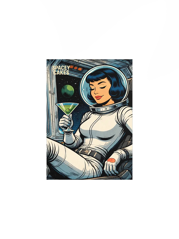 Glenda - Spacey Cakes Space Lounge Art Print product image (3)