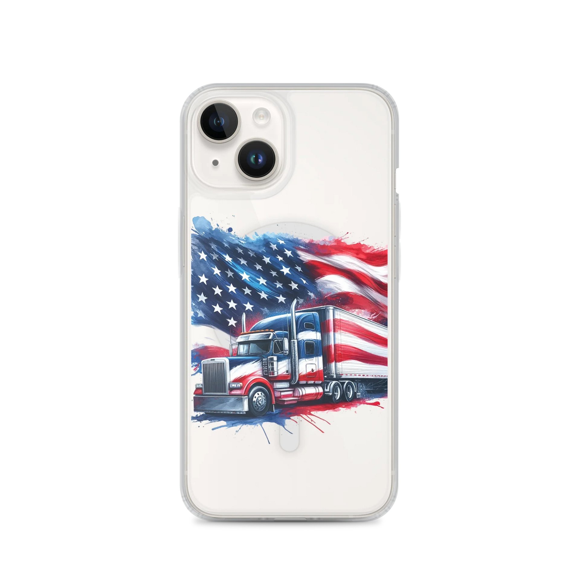 Patriotic Pride iPhone® MagSafe® Clear Case product image (4)