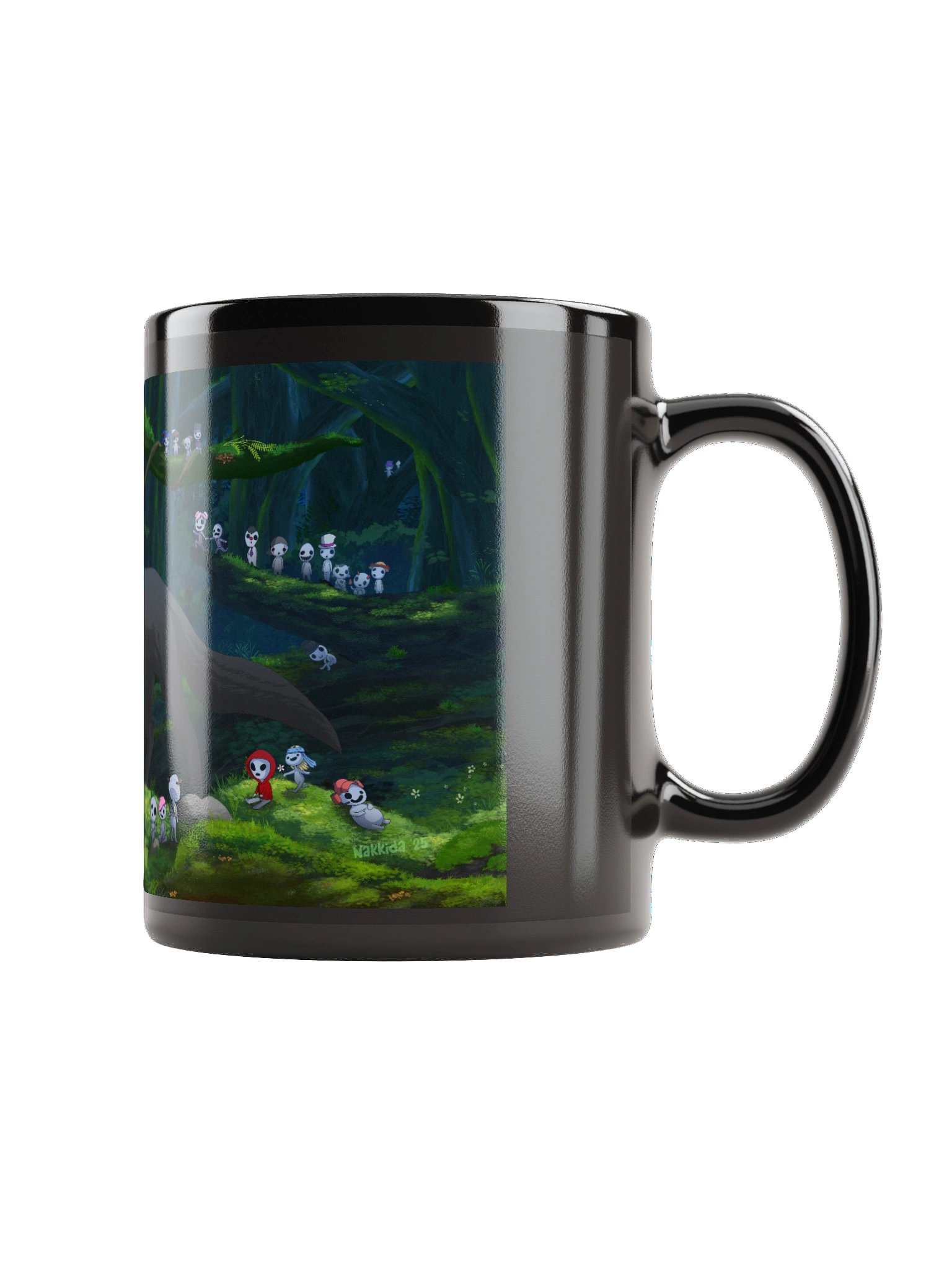 Tessa Mononoke Black Ceramic Mug product image (1)