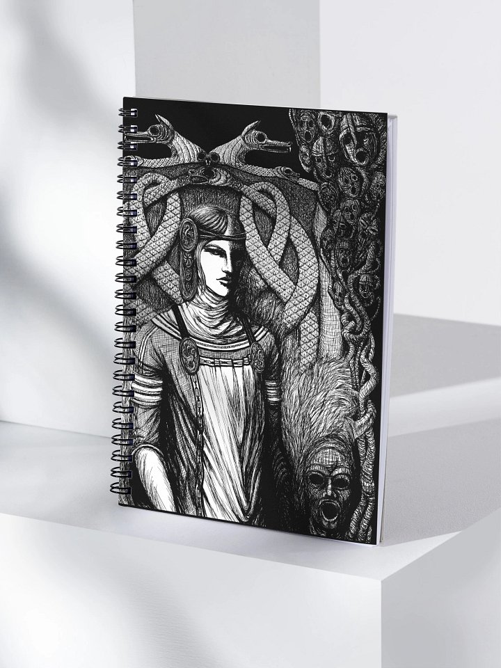 Hel Spiral Notebook · Print on both covers product image (1)