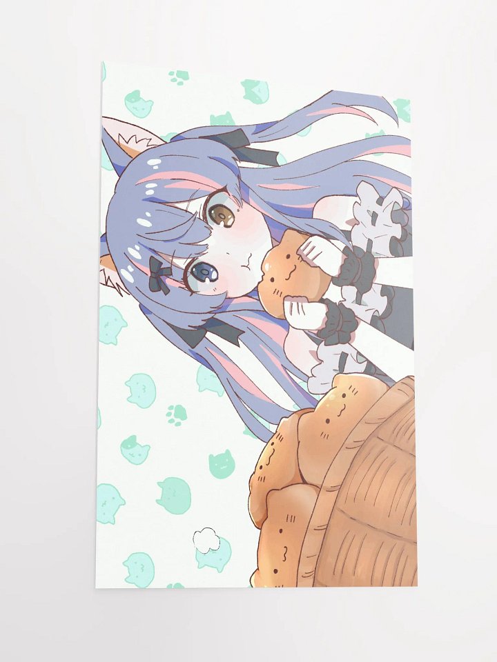 Neko Eating Poster product image (2)