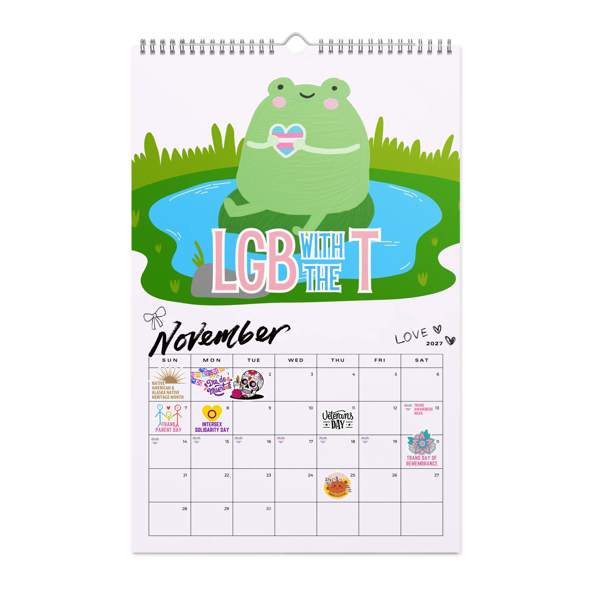 2027 LGBTQ+ & Cultural Awareness Calendar product image (11)