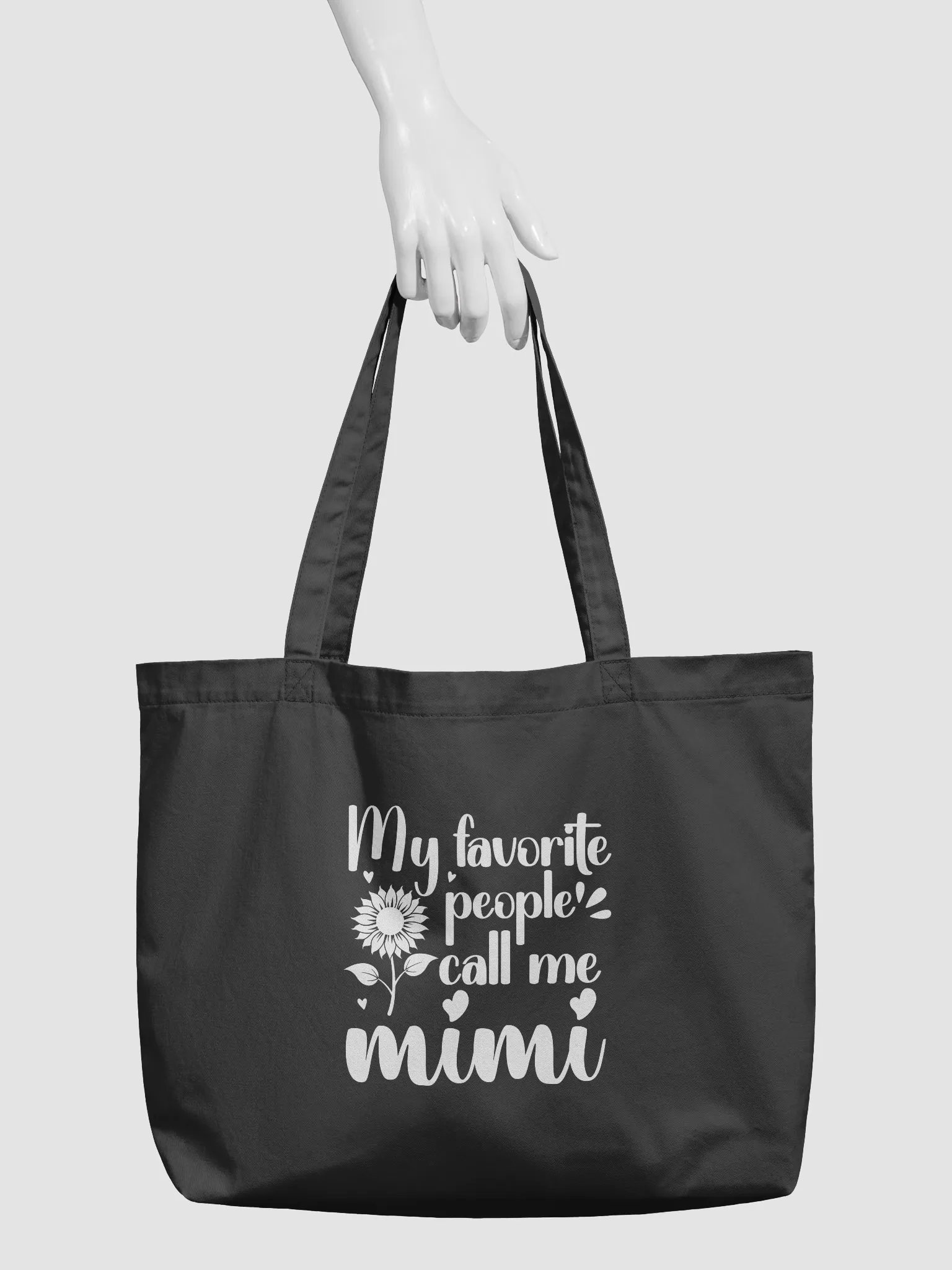 My Favorite People Call Me Mimi, Grandma Eco Tote Bag product image (4)