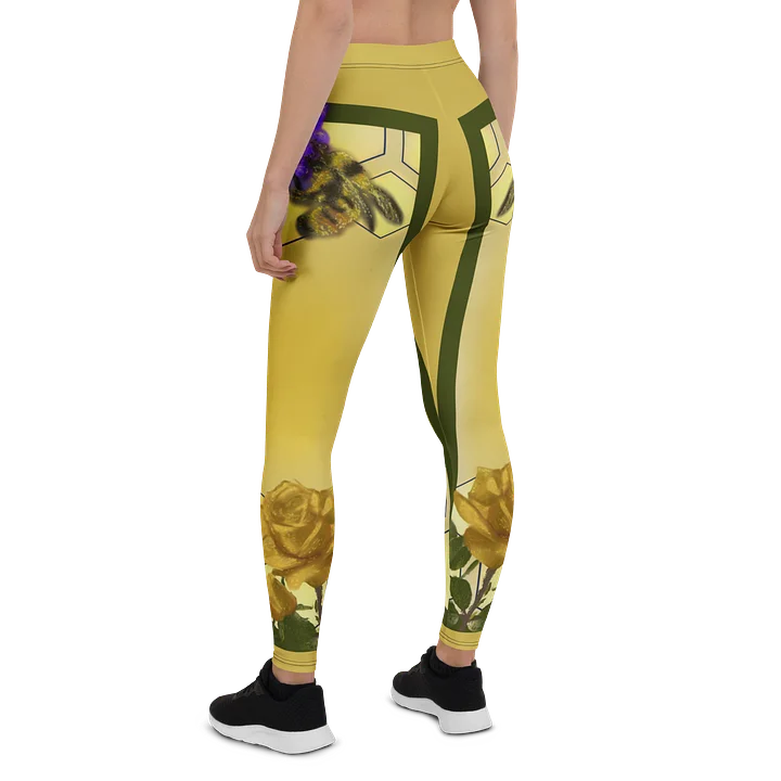 Heliotrope honeycomb All-Over Print Leggings product image (2)
