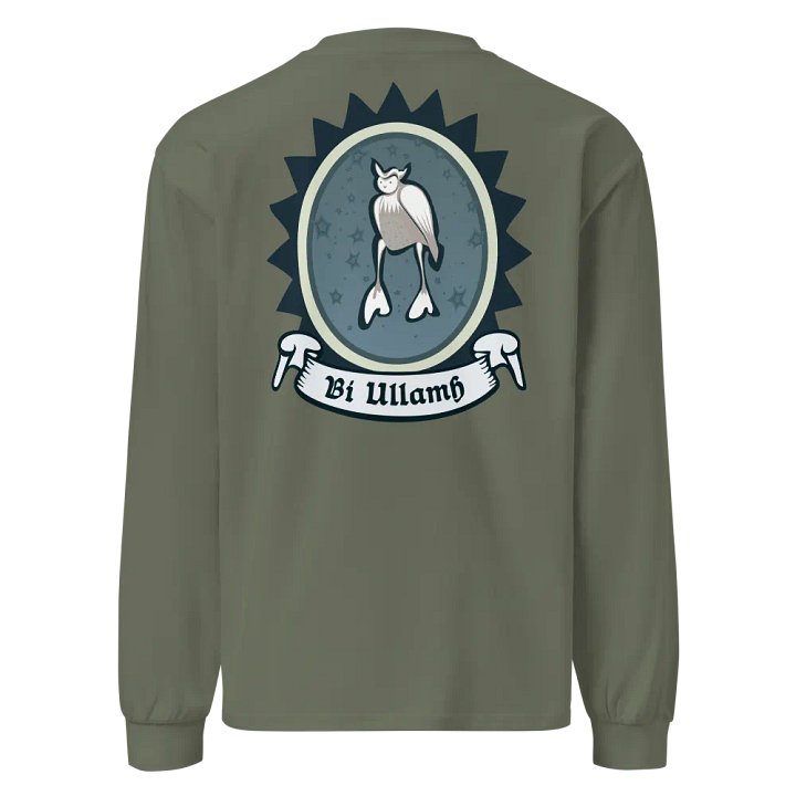 Ulchabhán Bí Ullamh AS Colour Premium Meáchan Trom Léine Sleeve Fada (Back Patch) product image (2)