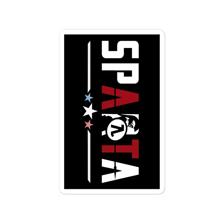 SPARTA Logo Vinyl Sticker 4" x 6" product image (1)