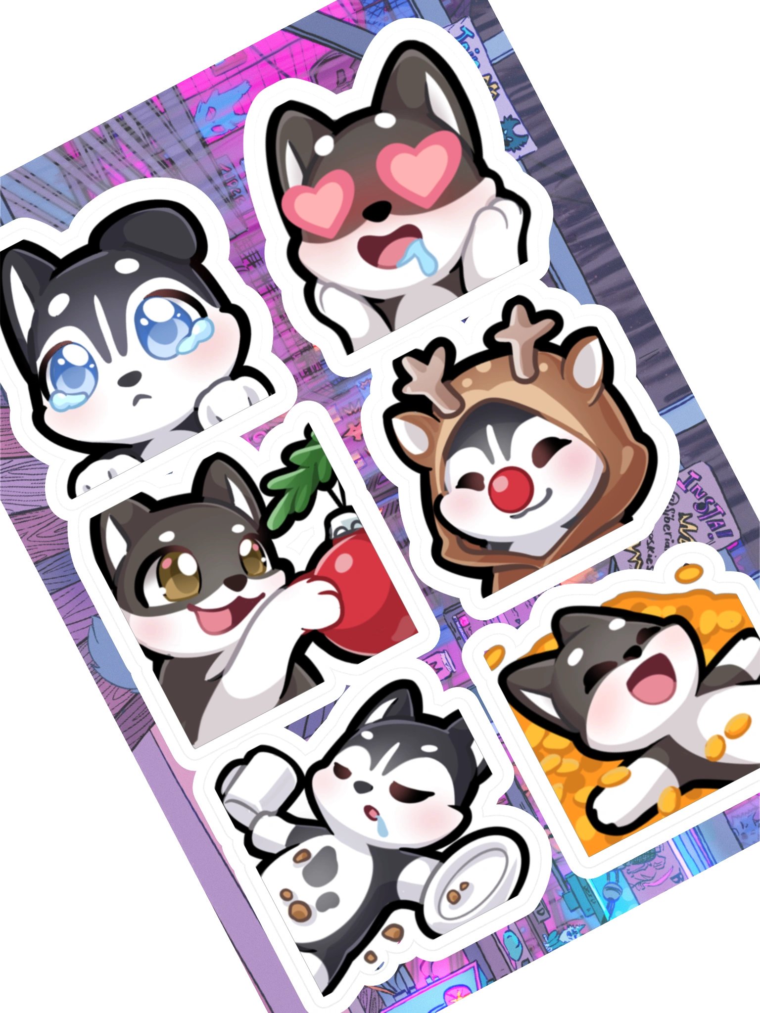 Siberian Derpskies Sticker Sheet 2 product image (1)