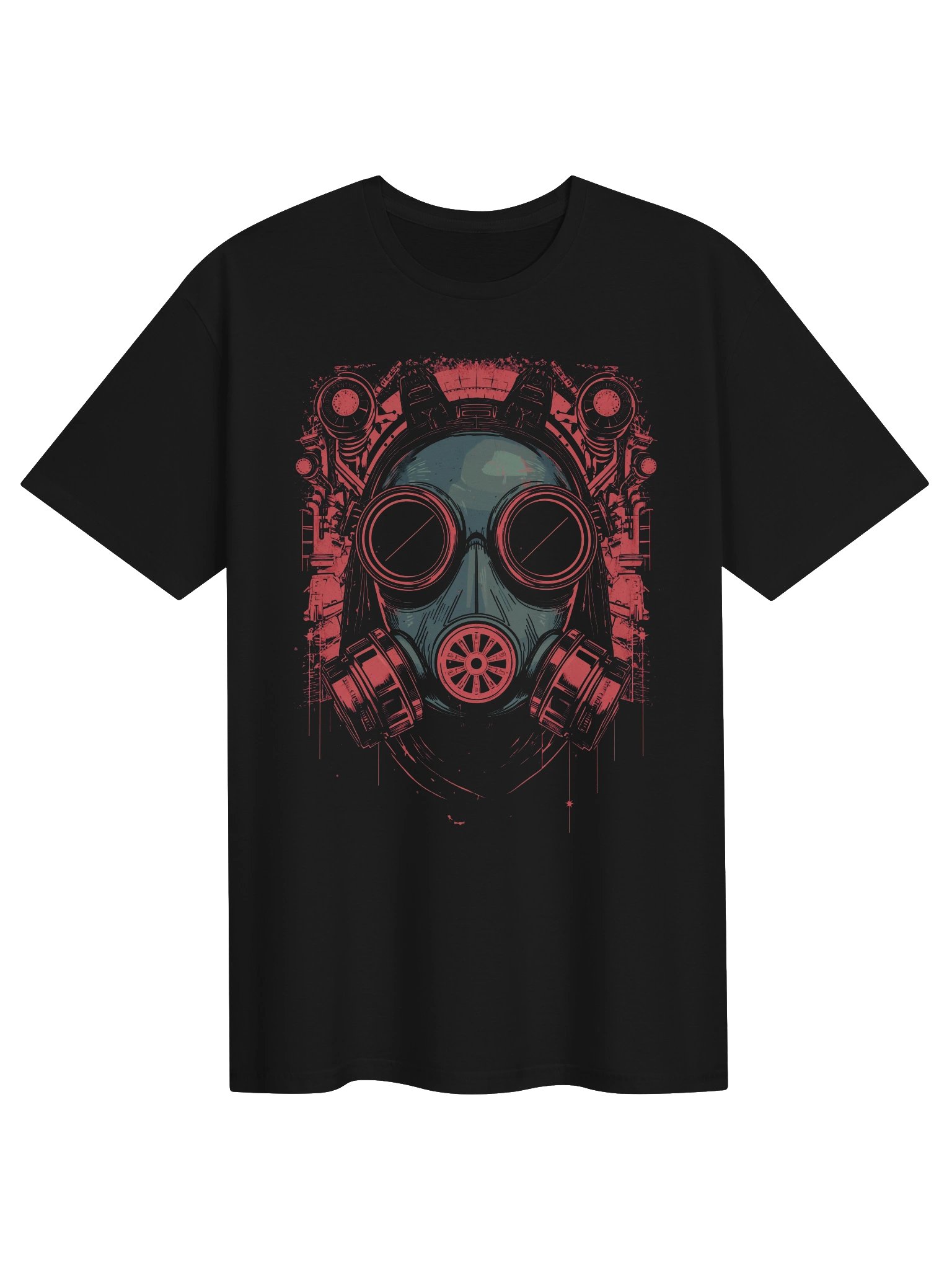Red Reactor Gas Mask T-Shirt product image (1)