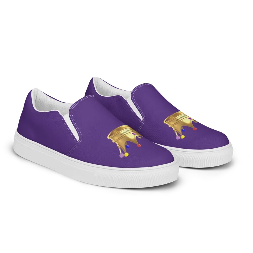 Queendom Beautiful Women Crown Canvas Shoes /Purple (TM) product image (3)