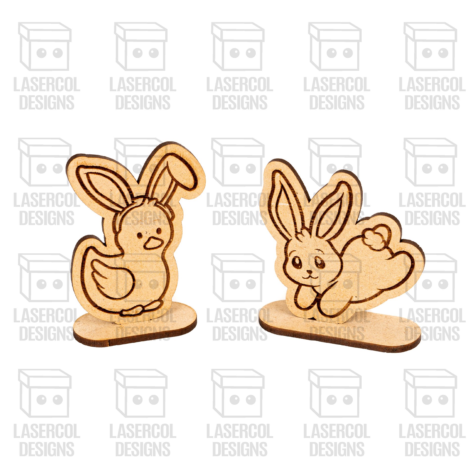 Easter Cutouts With Base Set 2 - Laser Cut Files product image (6)