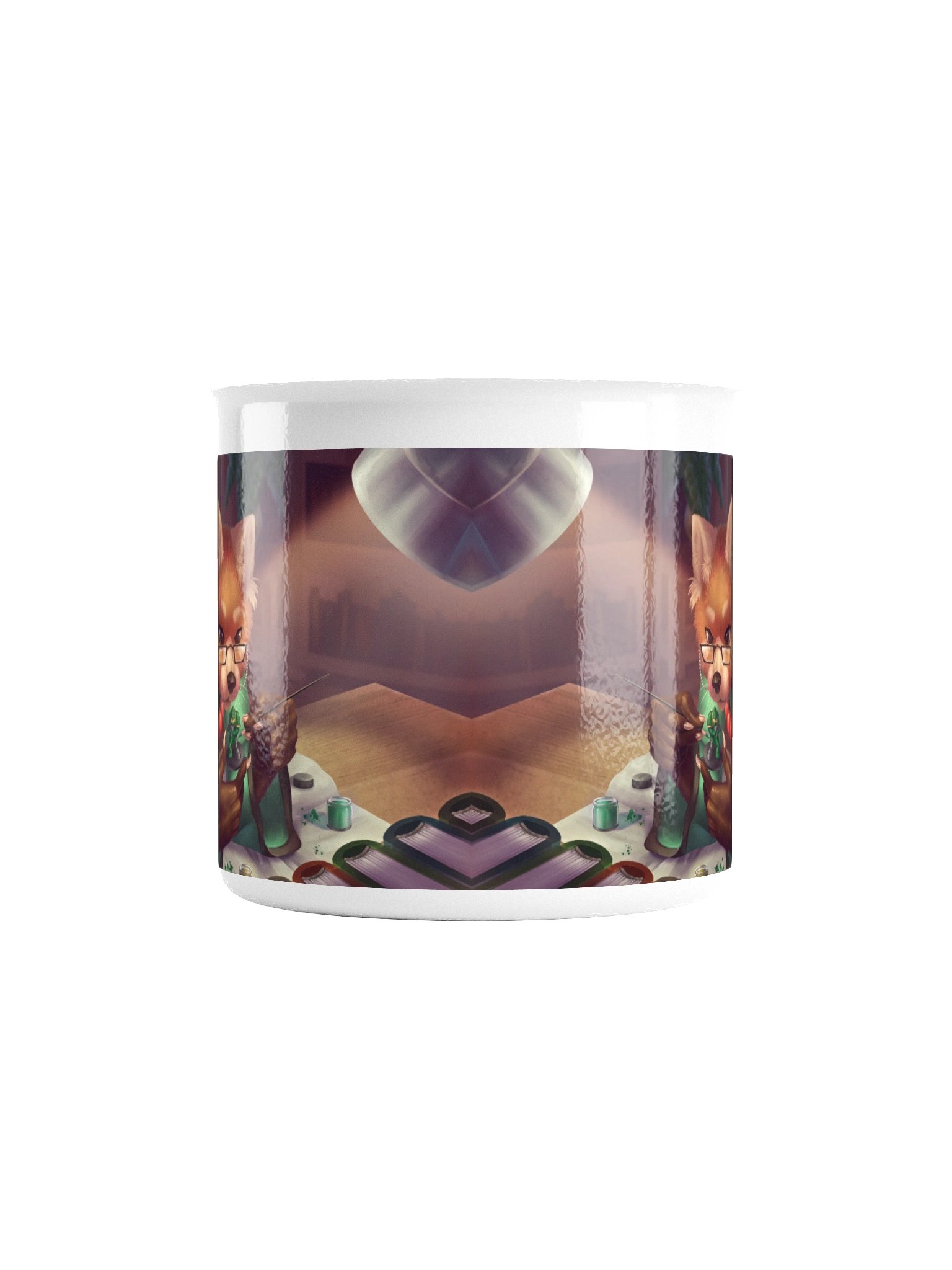 Painterly Panda Enamel Mug product image (2)