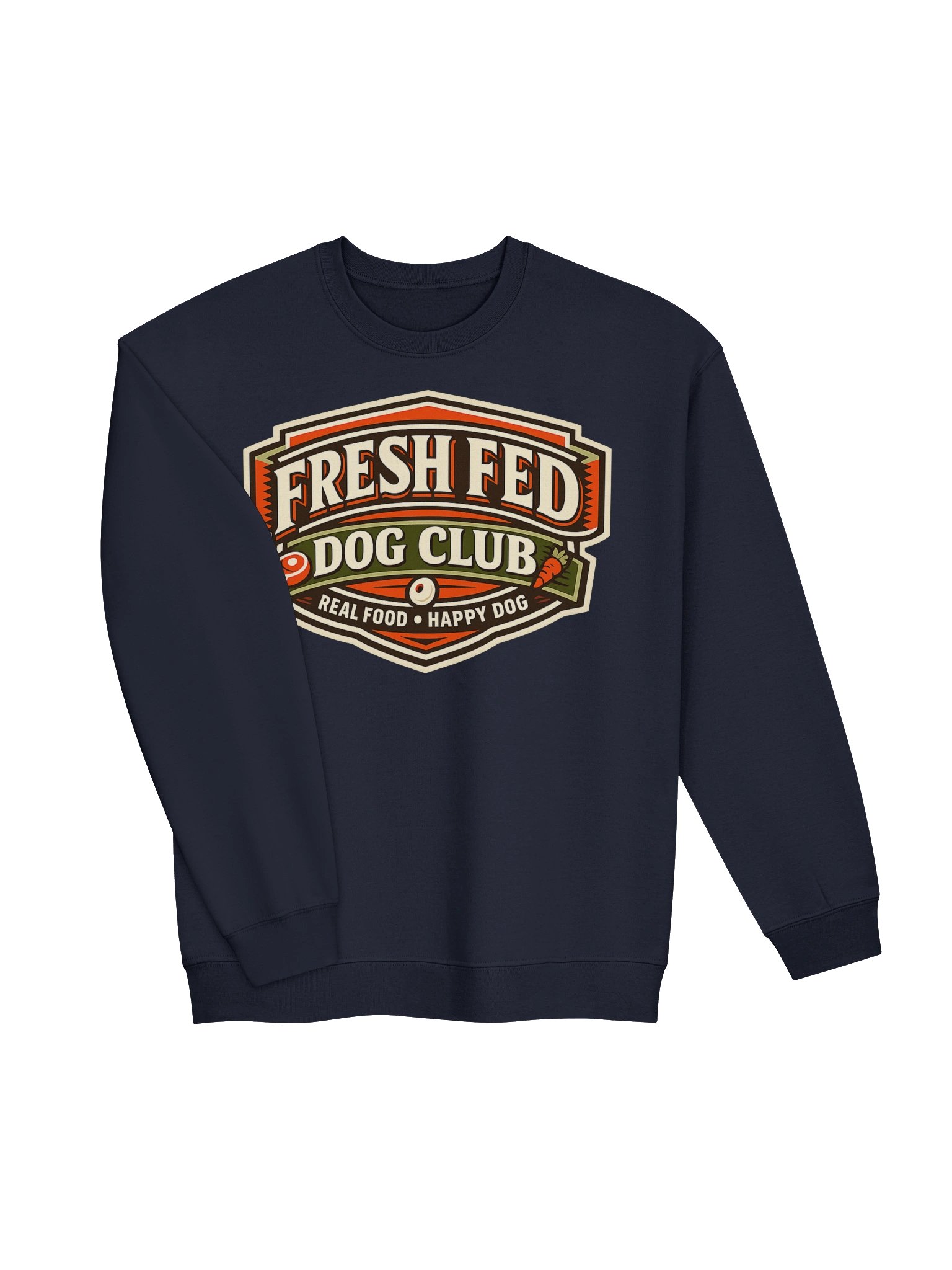 Fresh Fed Dog Club Crewneck Sweatshirt – Raw Fed Dog Lover Gift. product image (4)
