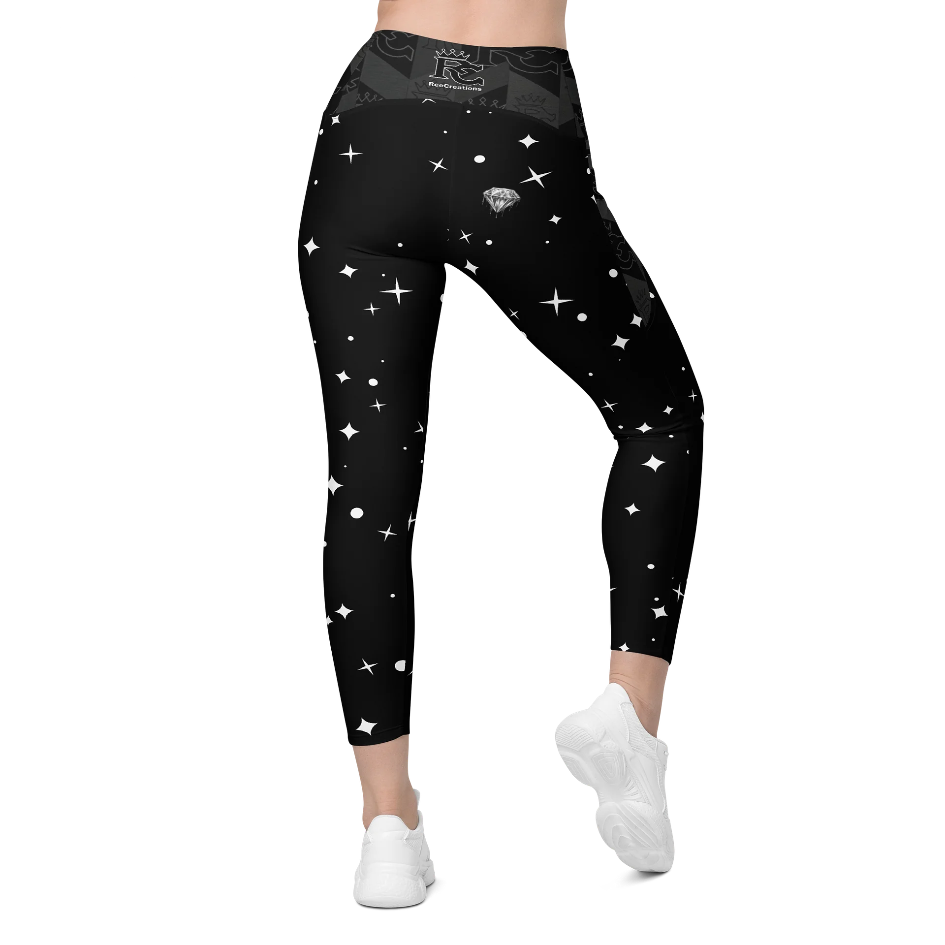 Diamond In The Sky 💎 Leggings with Pockets product image (2)